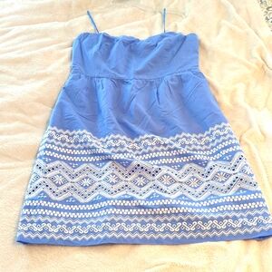 JCrew NWT eyelet strapless dress, 12